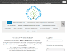 Tablet Screenshot of naturundwissen.net